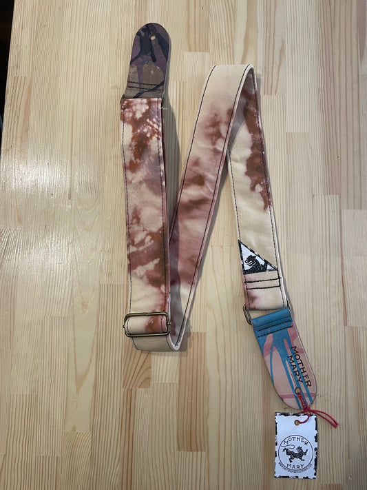 Mother Mary Company Brown Bleached Guitar Strap