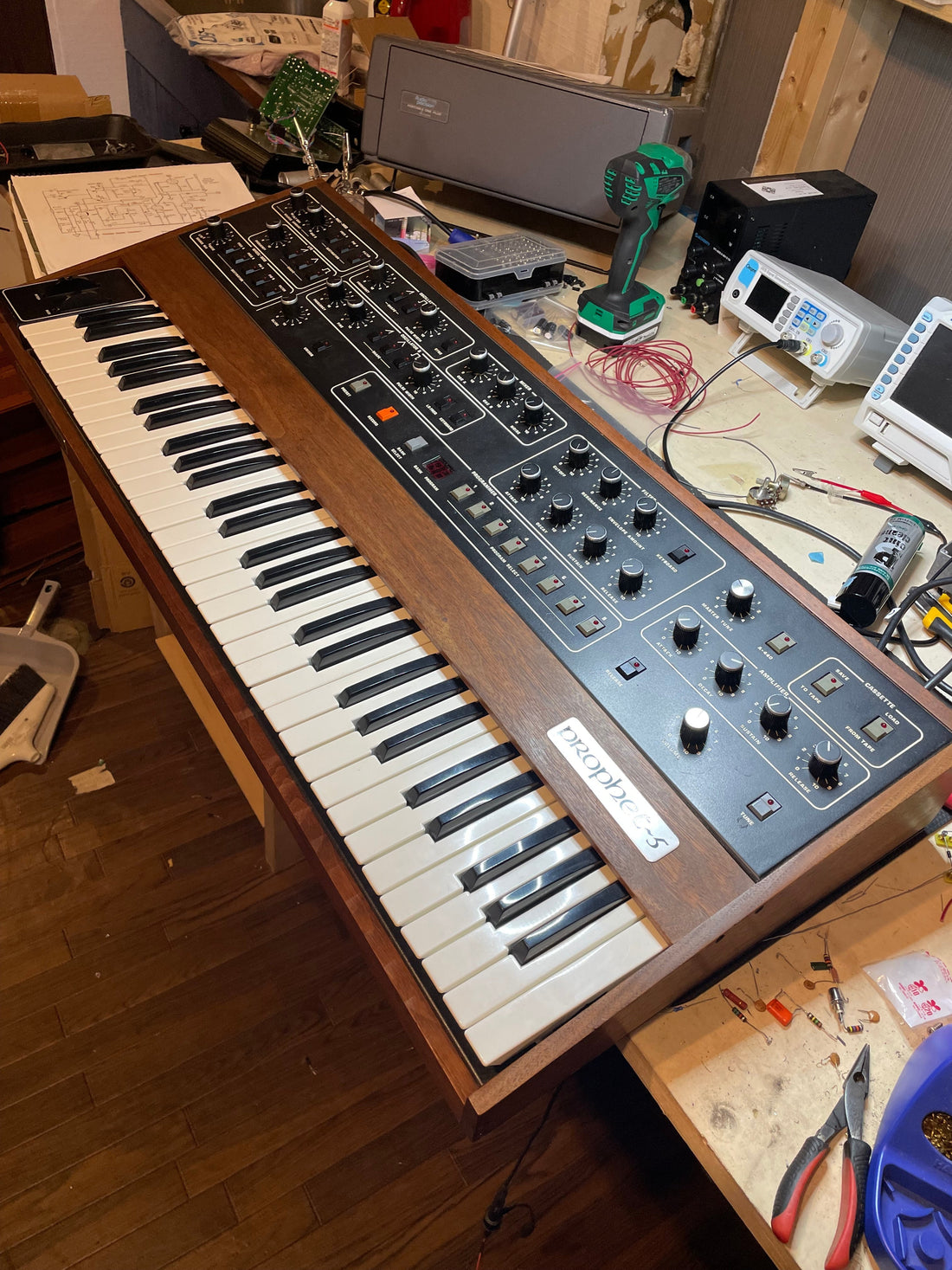 Sequential Circuits Prophet-5 Rev 3.3 Restoration and Repair